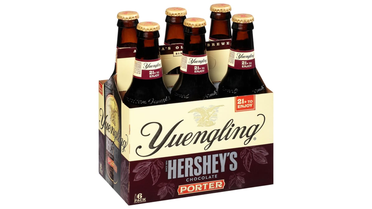 Yuengling Porter Hershey's Chocolate Bottles (12 oz x 6 ct)