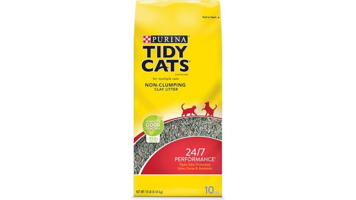 Purina Tidy Cats 24/7 Performance Non-Clumping Clay Cat Litter (10 lb)