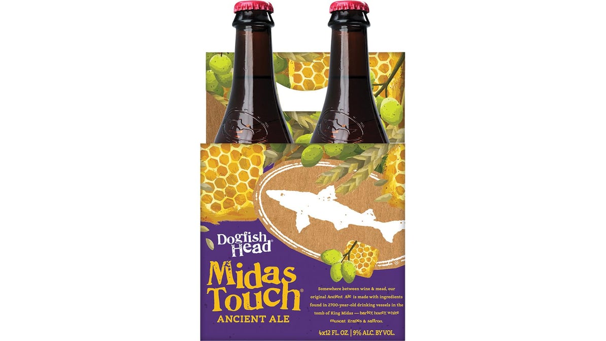 Dogfish Head Midas Touch Ancient Ale (12 oz x 4 ct)
