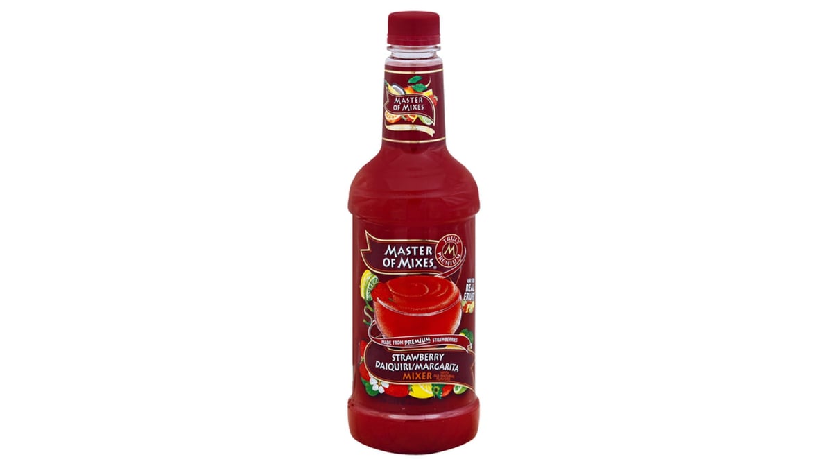 Master of Mixes Strawberry Daiquiri Margarita Mixer Bottle (33.8 oz)