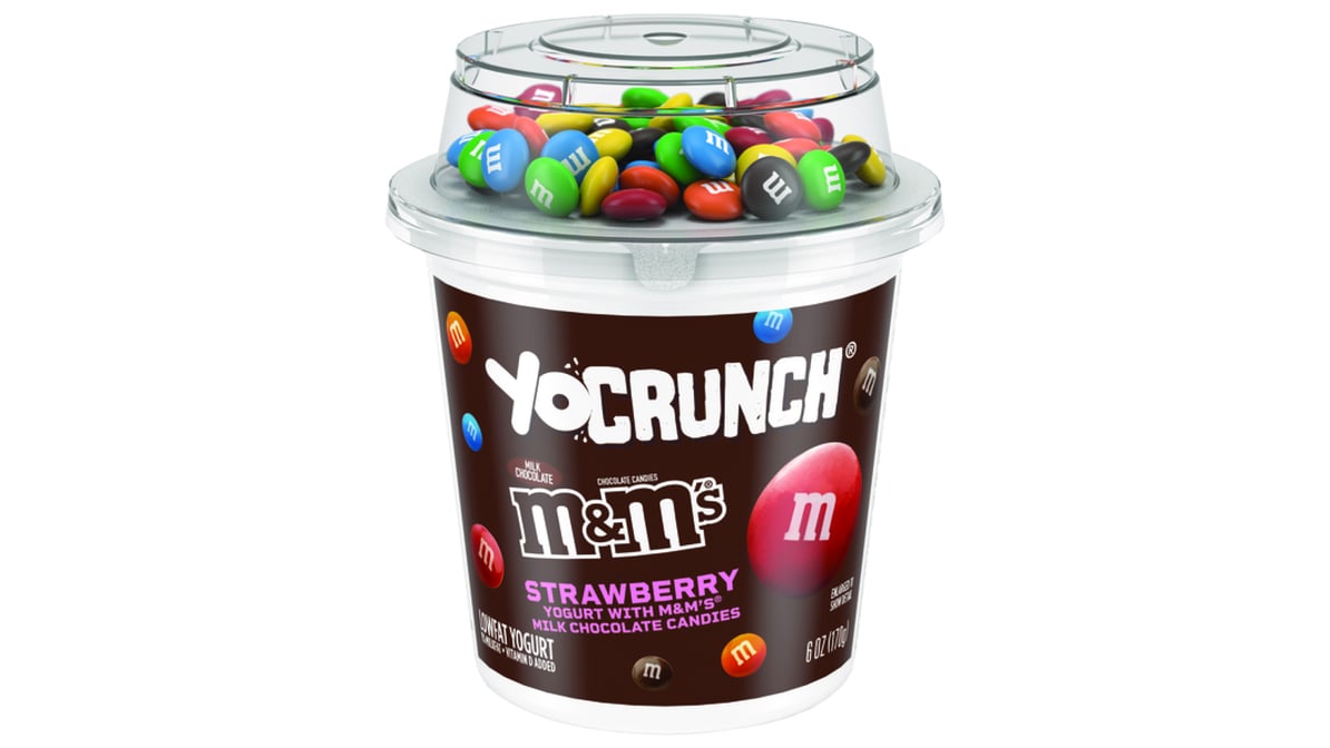 YoCrunch Low Fat Yogurt Strawberry with M&Ms (6 oz)
