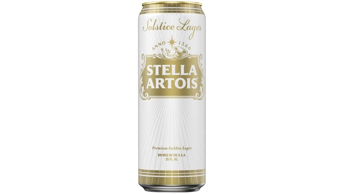 Stella Artois Solstice Lager Can (25 oz)
