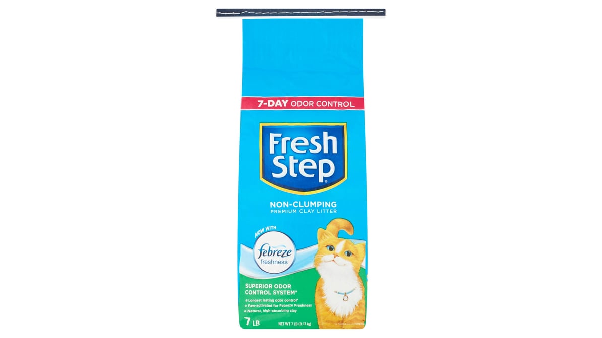 Fresh Step Non-Clumping Scented Premium Clay Cat Litter (7 lb)