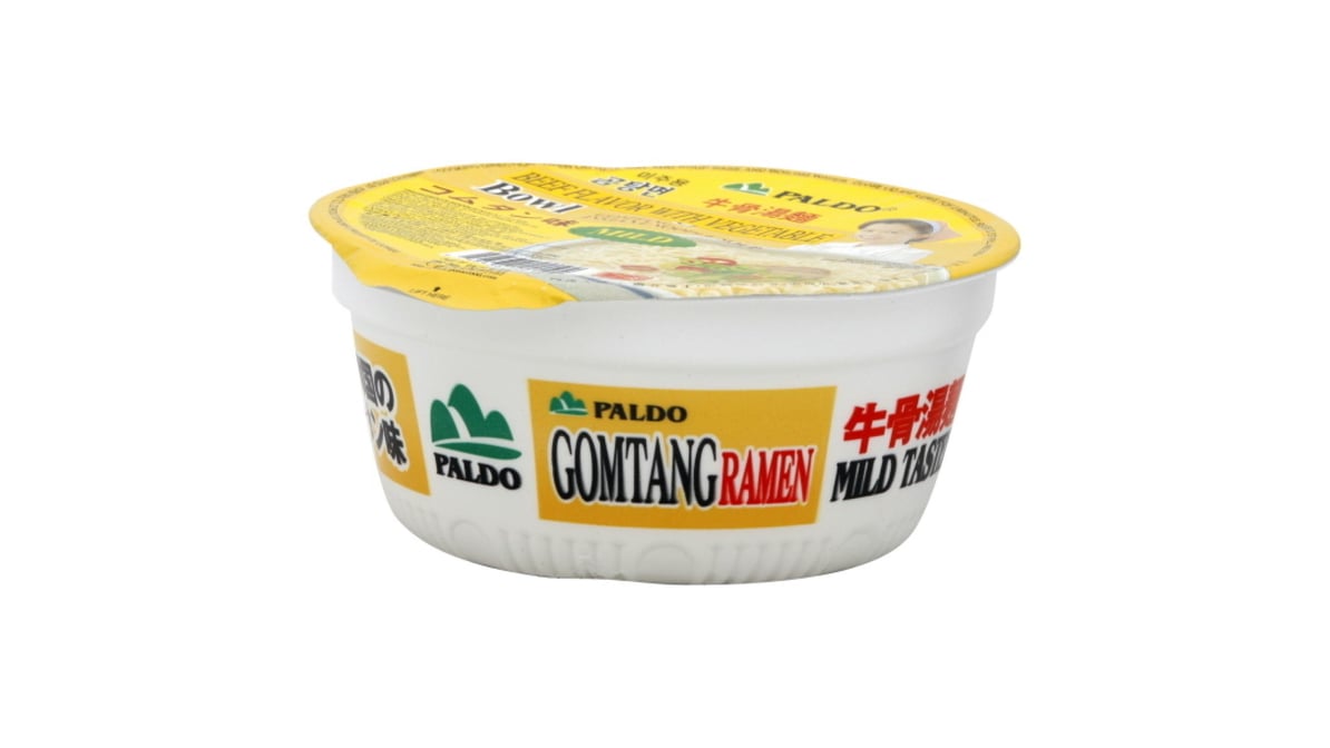 Paldo Gomtang Beef Flavor with Vegetable Mild Instant Noodle Soup (3.03 oz)