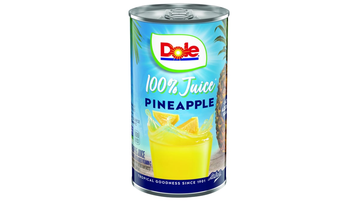 Dole 100% Pineapple Juice Cans (6 oz)