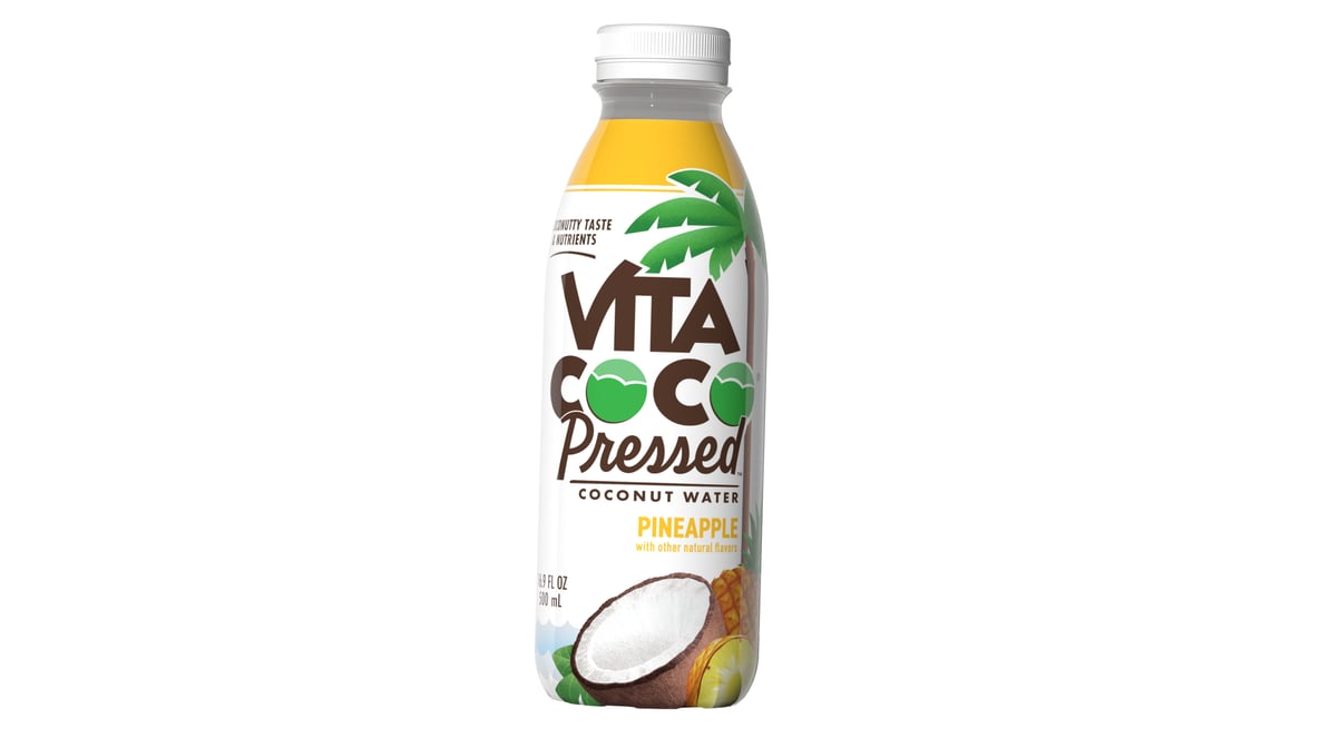 Vita Coco Pressed Pineapple Coconut Water Bottle (16.9 oz)