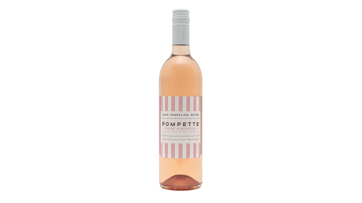 Pompette Rose Hibiscus Hard Sparkling Water (750 ml)