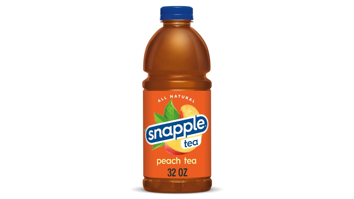 Snapple All Natural Peach Tea Bottle (32 oz)
