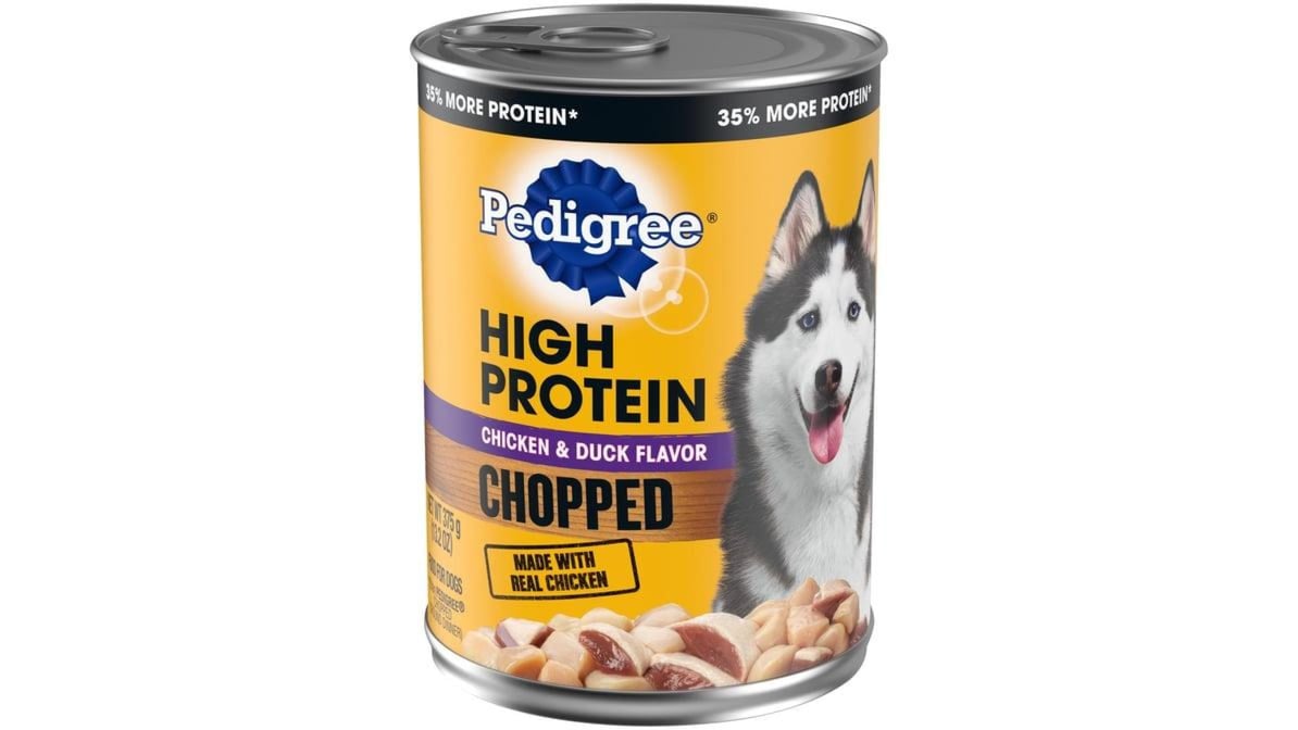 Pedigree High Protein Chopped Chicken & Duck Dog Food (12.5 oz)