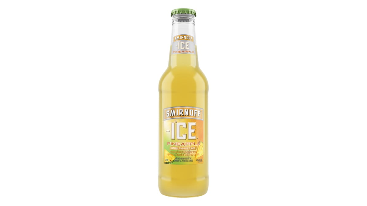 Smirnoff Ice Pineapple Malt Beverage Bottle (11.2 oz)