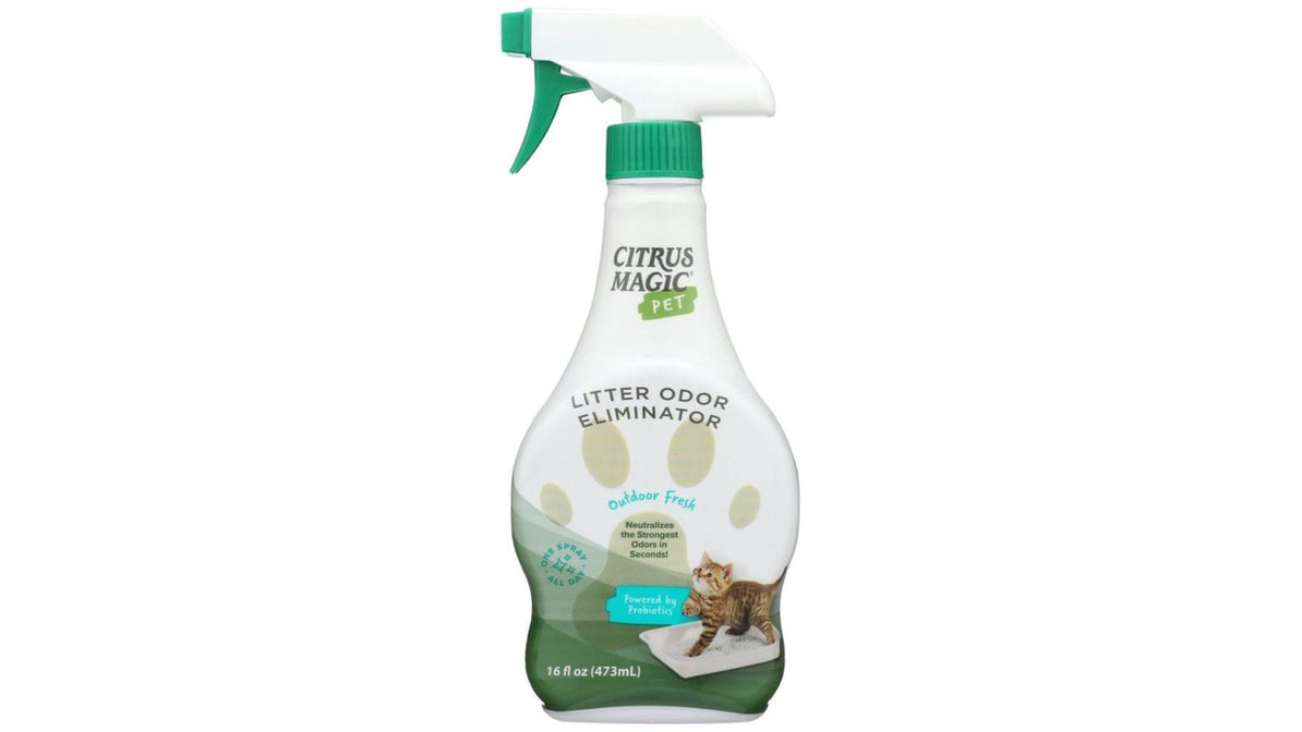 Citrus Magic Outdoor Fresh Litter Deodorizer for Cats (16 oz)