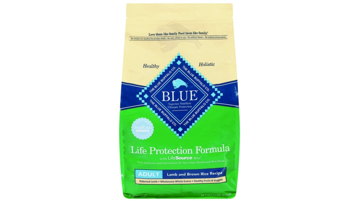 Blue Buffalo Life Protection Formula Adult Lamb & Brown Rice Recipe Dry Dog Food (5 lb)