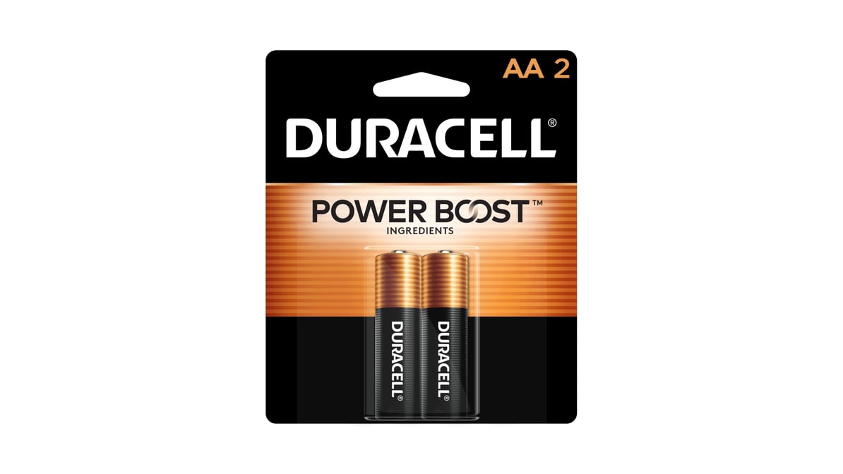 Duracell CopperTop Alkaline Batteries AA (2 ct)