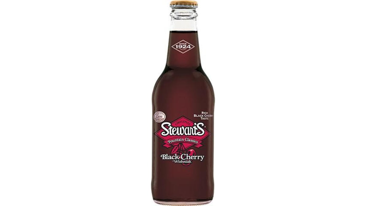 Stewart's Fountain Classics Black Cherry Wishniak Soda Bottle (12 oz)