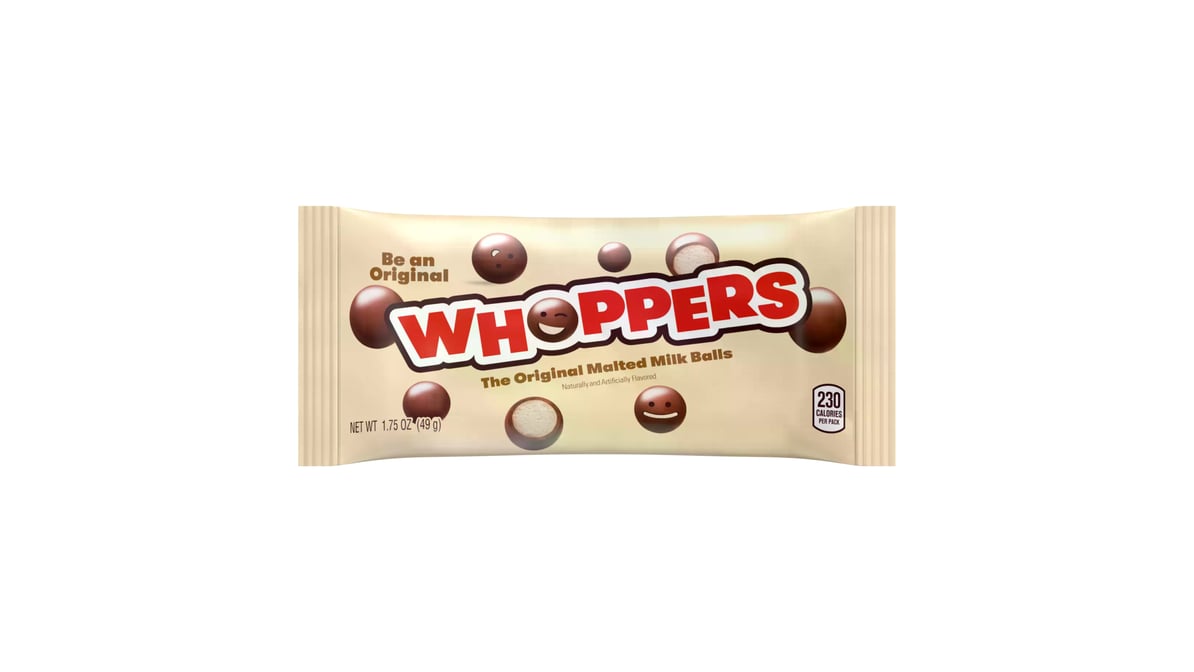 Whoppers Malted Milk Balls Chocolate (1.75 oz x 24 ct)