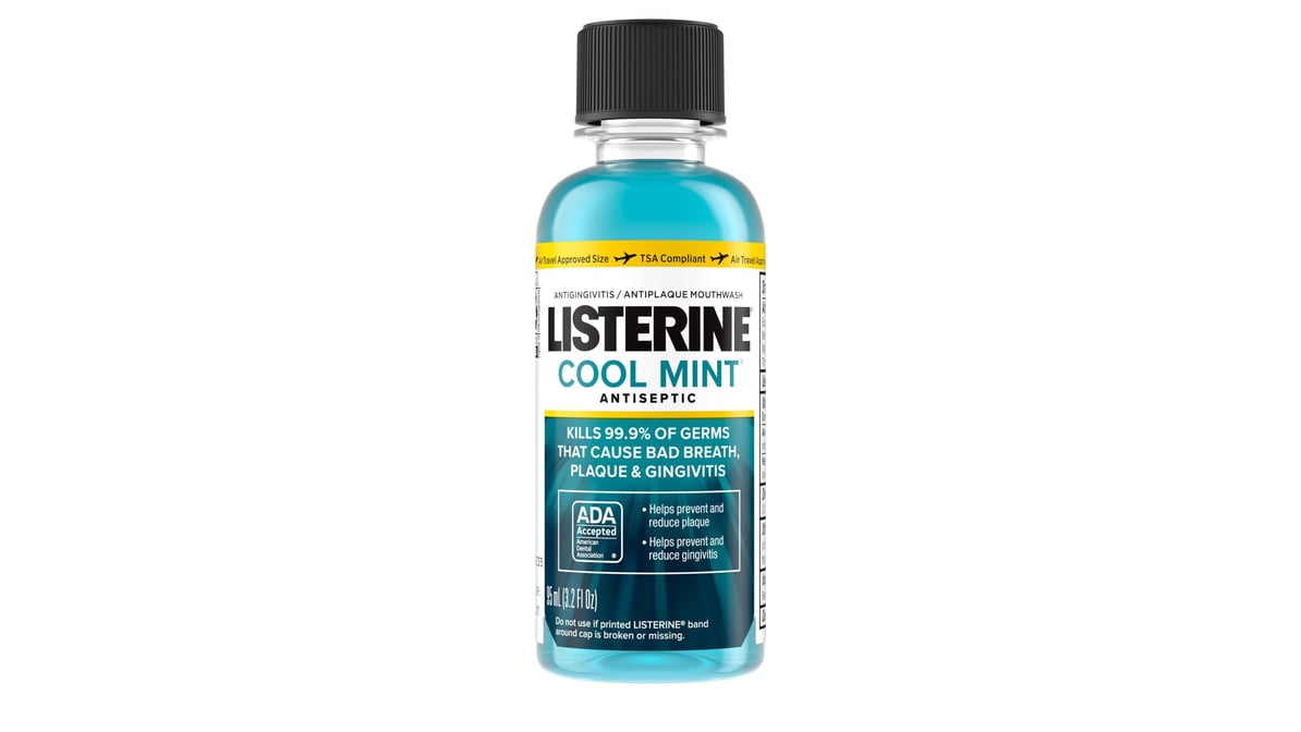Listerine Cool Mint Antiseptic Mouthwash (3.2 oz)