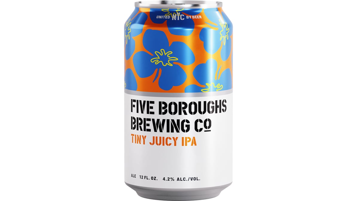 Five Boroughs Brewing Co. Tiny Juicy IPA Can (16 oz)