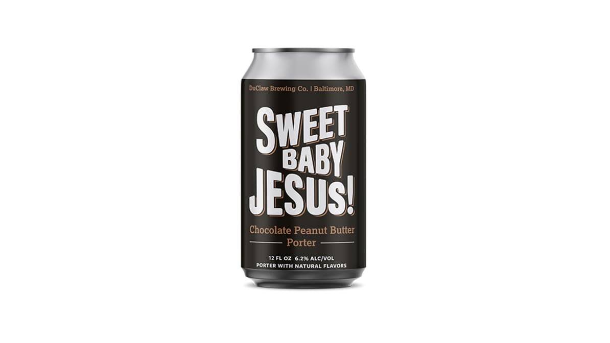 DuClaw Brewing Co. Sweet Baby Jesus Chocolate Peanut Butter Porter Bottle (12 oz)