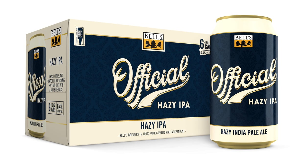 Bell's Brewery Official Hazy IPA Cans (12 oz x 6 ct)