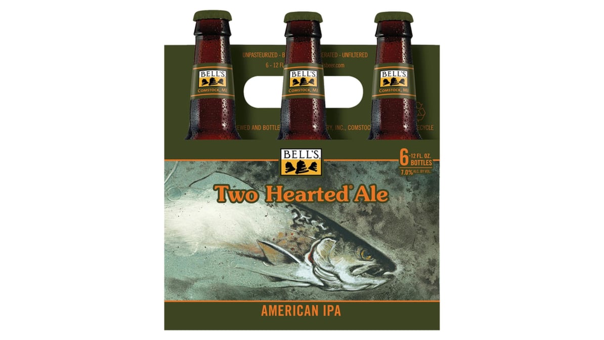 Bell's Brewery Two Hearted Ale American IPA Bottle (12 oz x 6 ct)