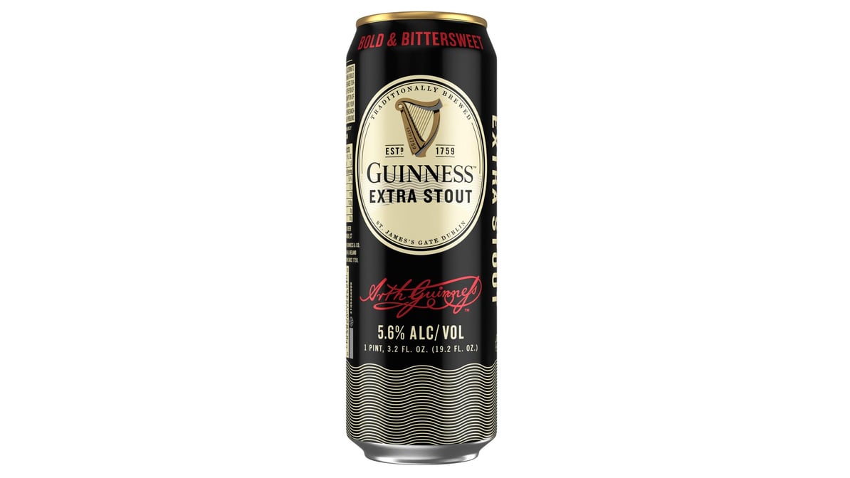 Guinness Extra Stout Can (19.2 oz)