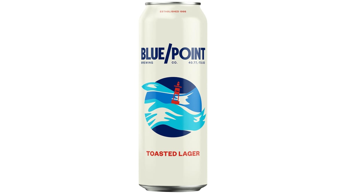 Blue Point Brewing Company Toasted Amber American Lager Can (25 oz)