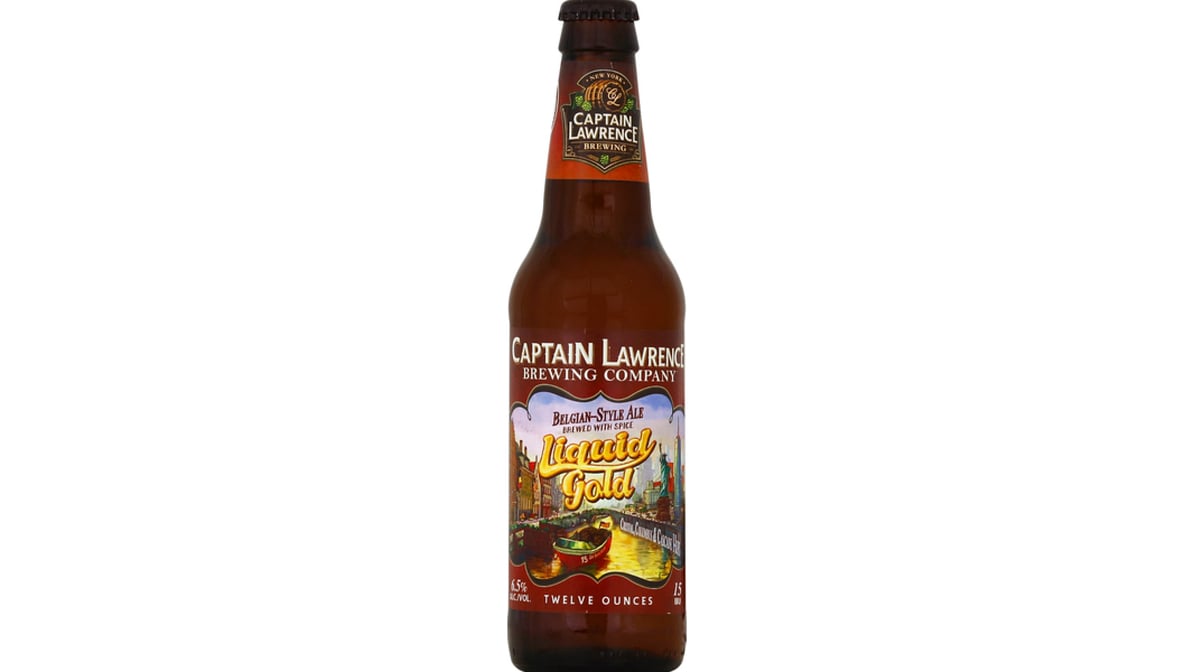 Captain Lawrence Brewing Liquid Gold Belgian Style Ale Bottle (12 oz)