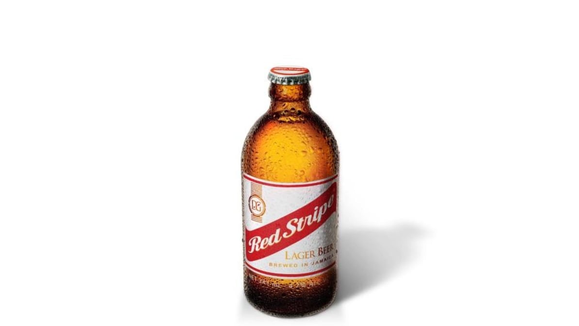 Red Stripe Lager Beer Bottle (11.2 oz)