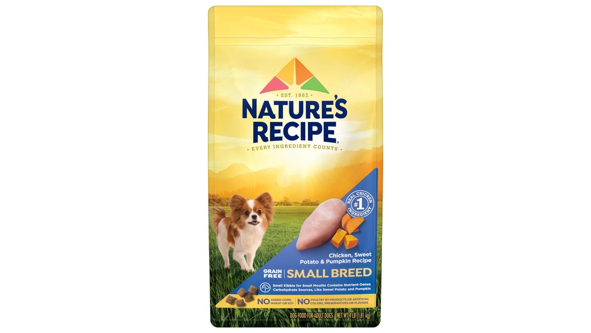Nature's Recipe Small Breed Dog Food Chicken Sweet Potato and Pumpkin (4 lb)