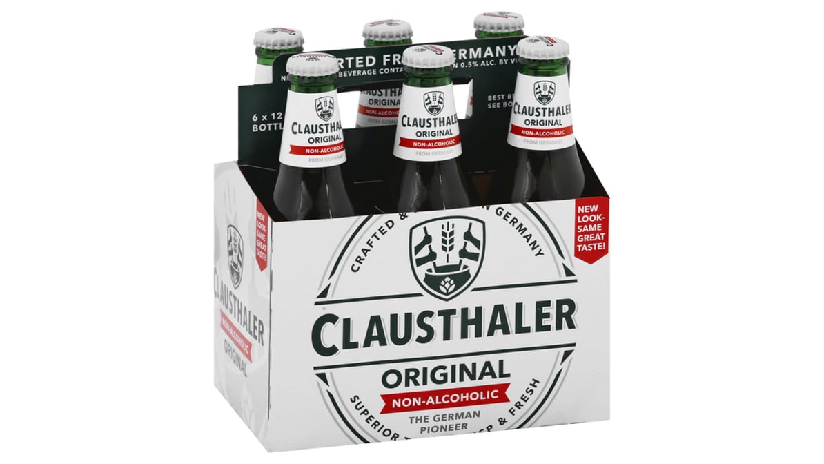 Clausthaler Non-Alcoholic Lager Bottles (12 oz x 6 ct)