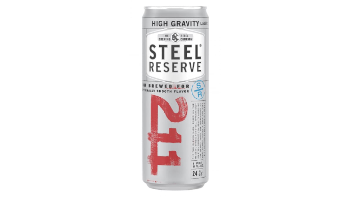 Steel Reserve High Gravity Malt Beverage Can (24 oz)