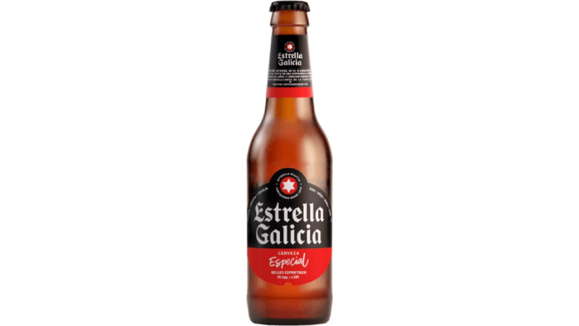 Estrella Galicia Premium Lager Bottles (12 oz x 6 ct)
