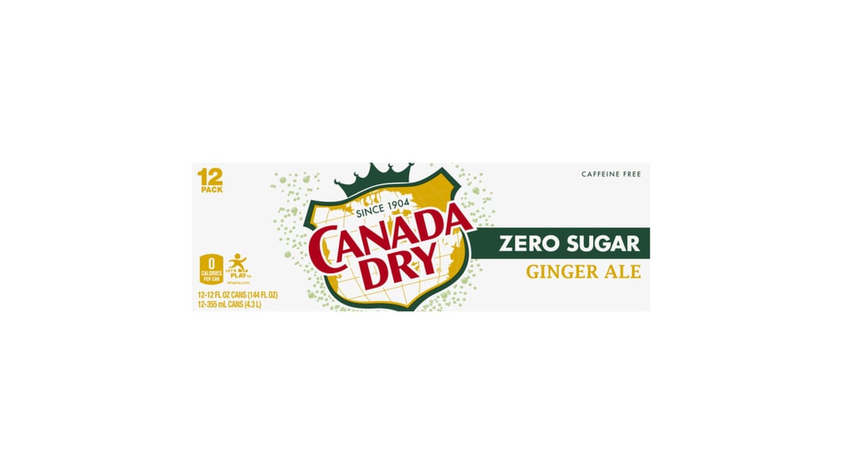 Diet Canada Dry Ginger Ale Can (12 oz)