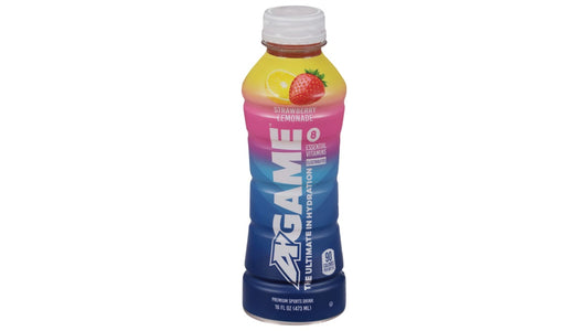 A-Game Premium Strawberry Lemonade Sports Drink (16 oz)