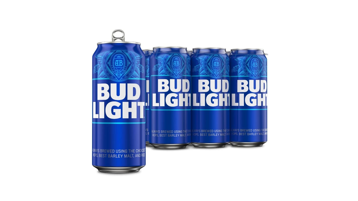 Bud Light Beer Cans (16 oz x 6 ct)
