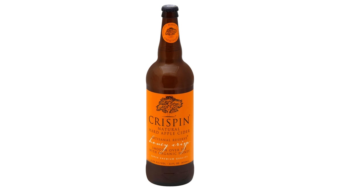 Crispin Honey Crisp Hard Apple Cider Bottle (22 oz)