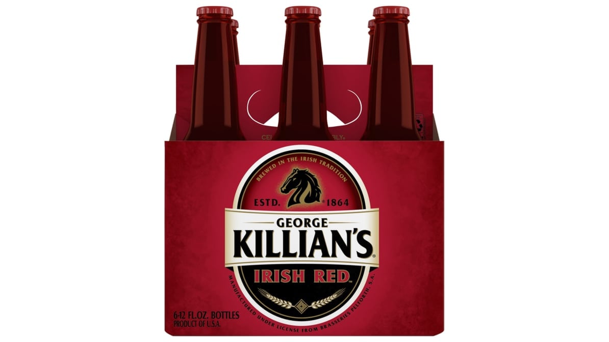 George Killian's Irish Red Lager Bottles (12 oz x 6 ct)