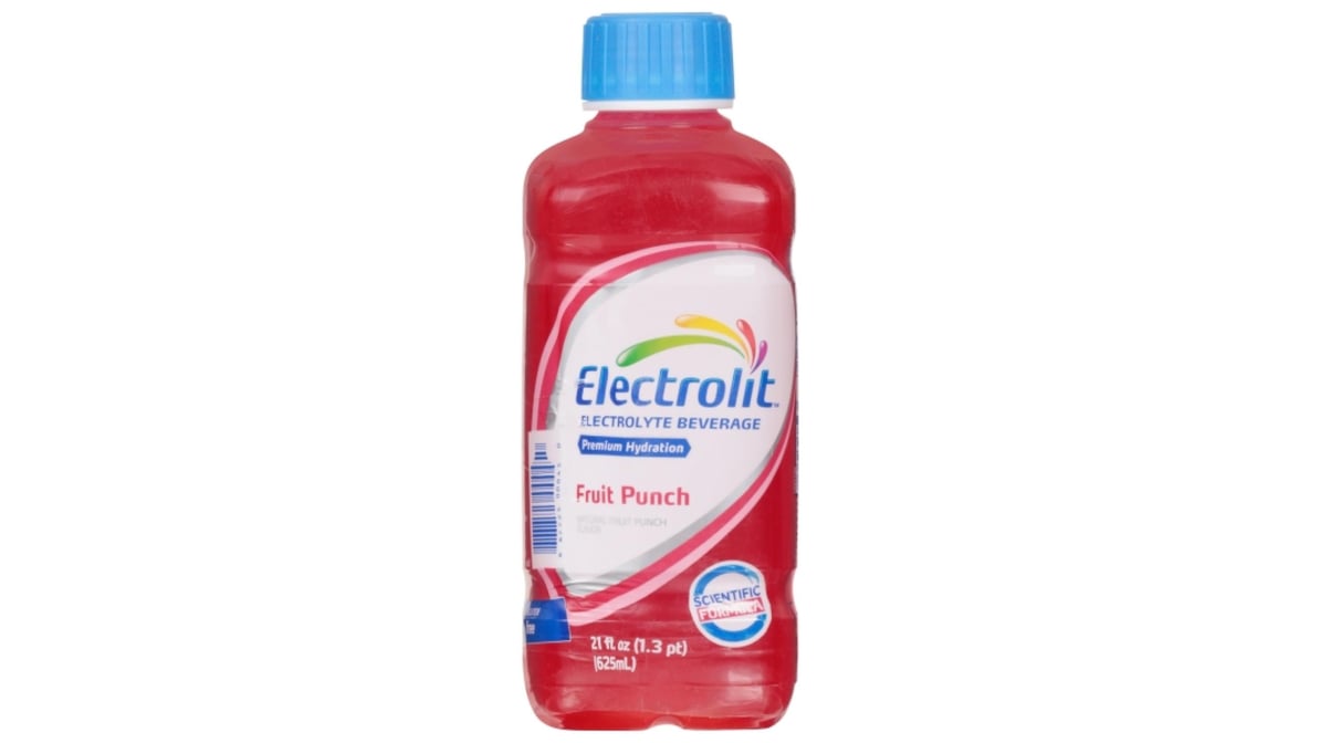 Electrolit Fruit Punch Electrolyte Beverage Bottle (21 oz)