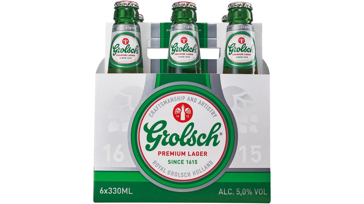 Grolsch Premium Lager Bottles (12 oz x 6 ct)