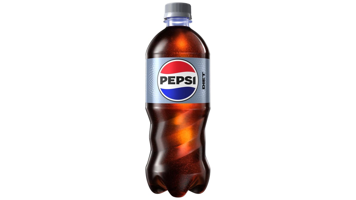 Diet Pepsi Cola Soda Bottle (20 oz)