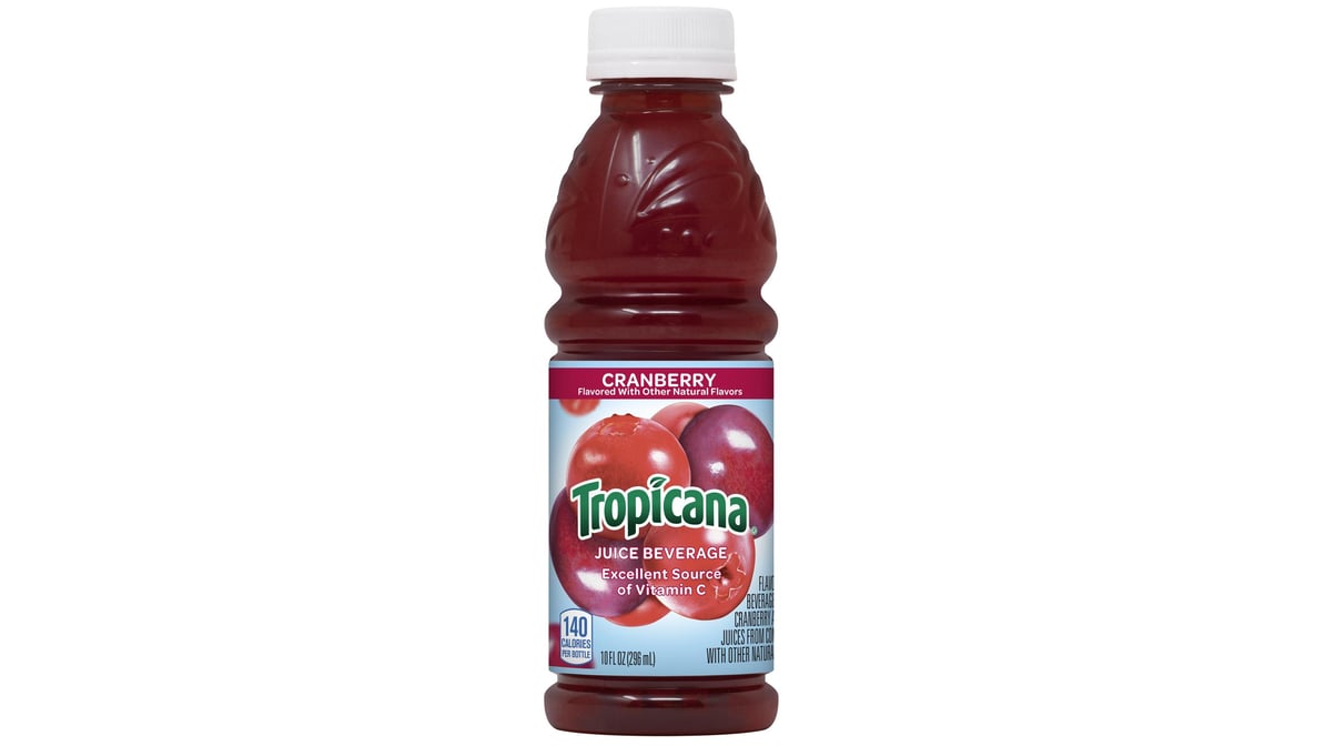 Tropicana Juice Beverage Blend Cranberry Bottle (10 oz)