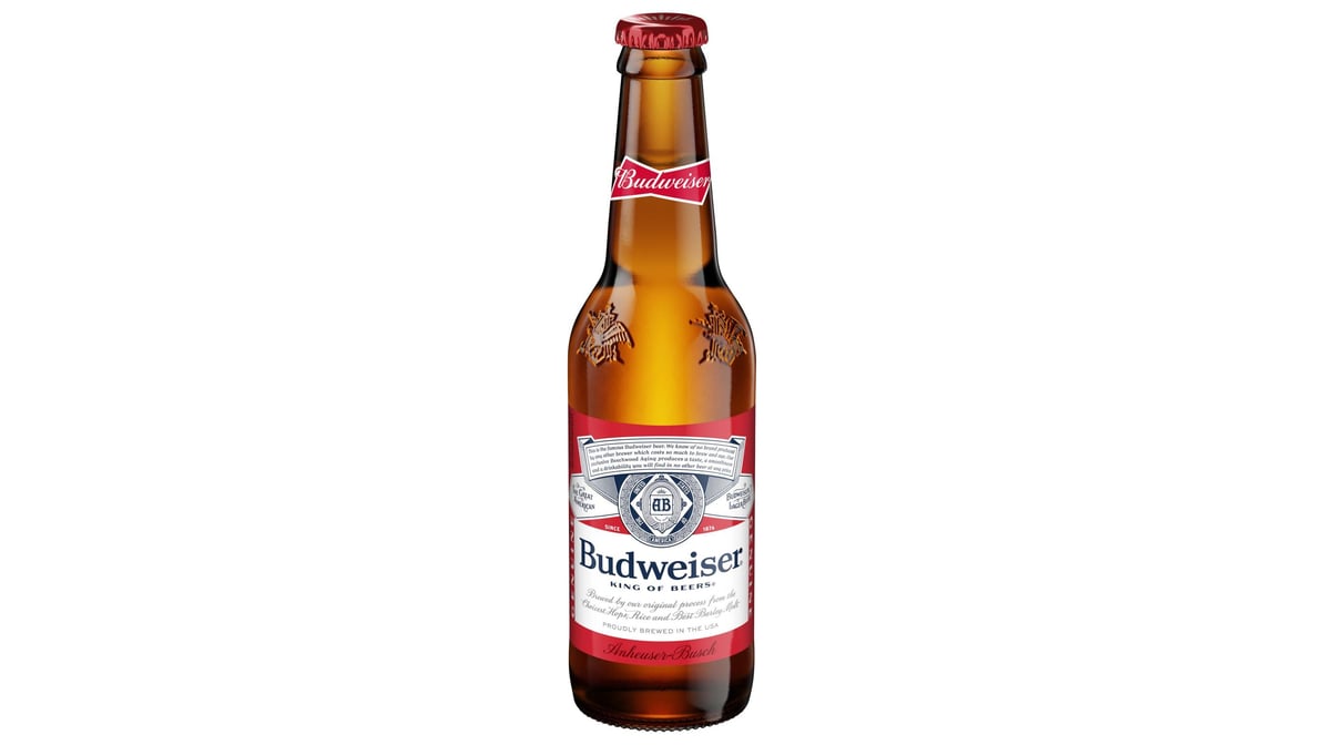 Budweiser King of Beers Bottle (12 oz)