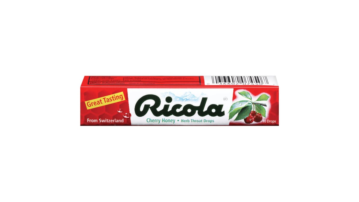 Ricola Cherry Honey Herb Throat Drops (10 ct)
