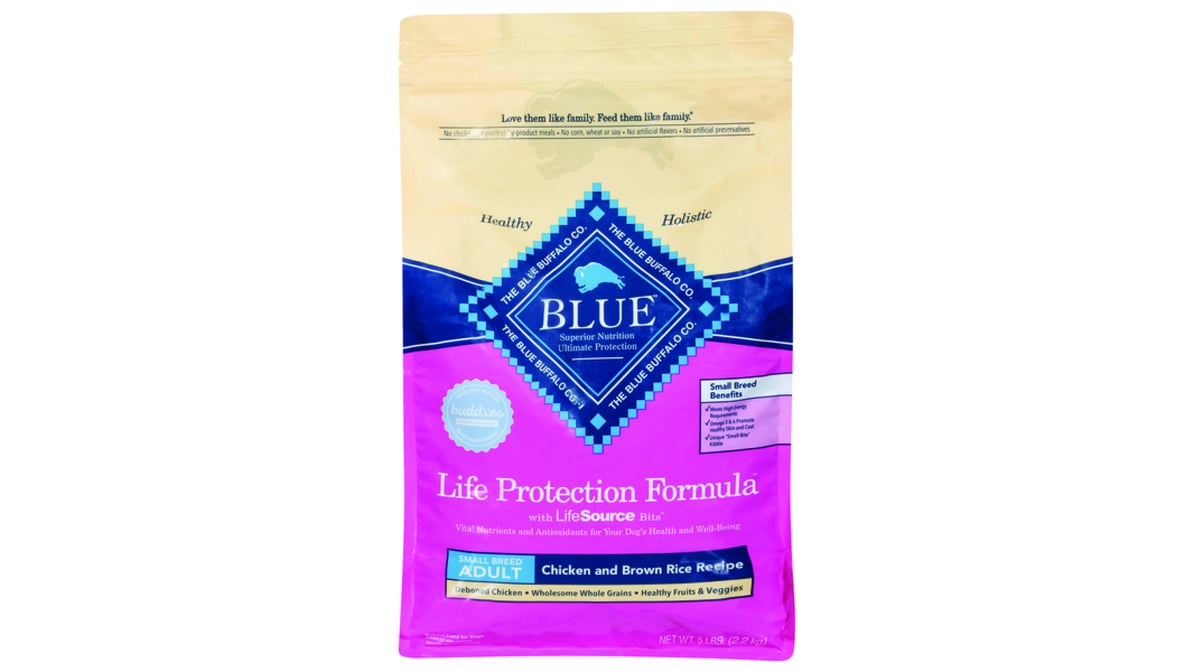 Blue Buffalo Life Protection Formula Chicken & Brown Rice Small Breed Adult Dry Dog Food (5 lb)