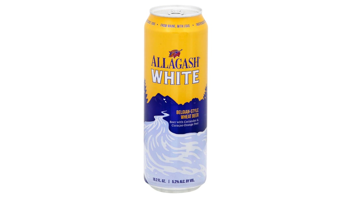 Allagash Brewing Company Wheat Ale White Belgian Style Can (19.2 oz)
