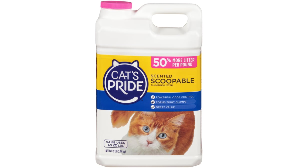Cat's Pride Scoopable Clumping Cat Litter Scented (12 lb)