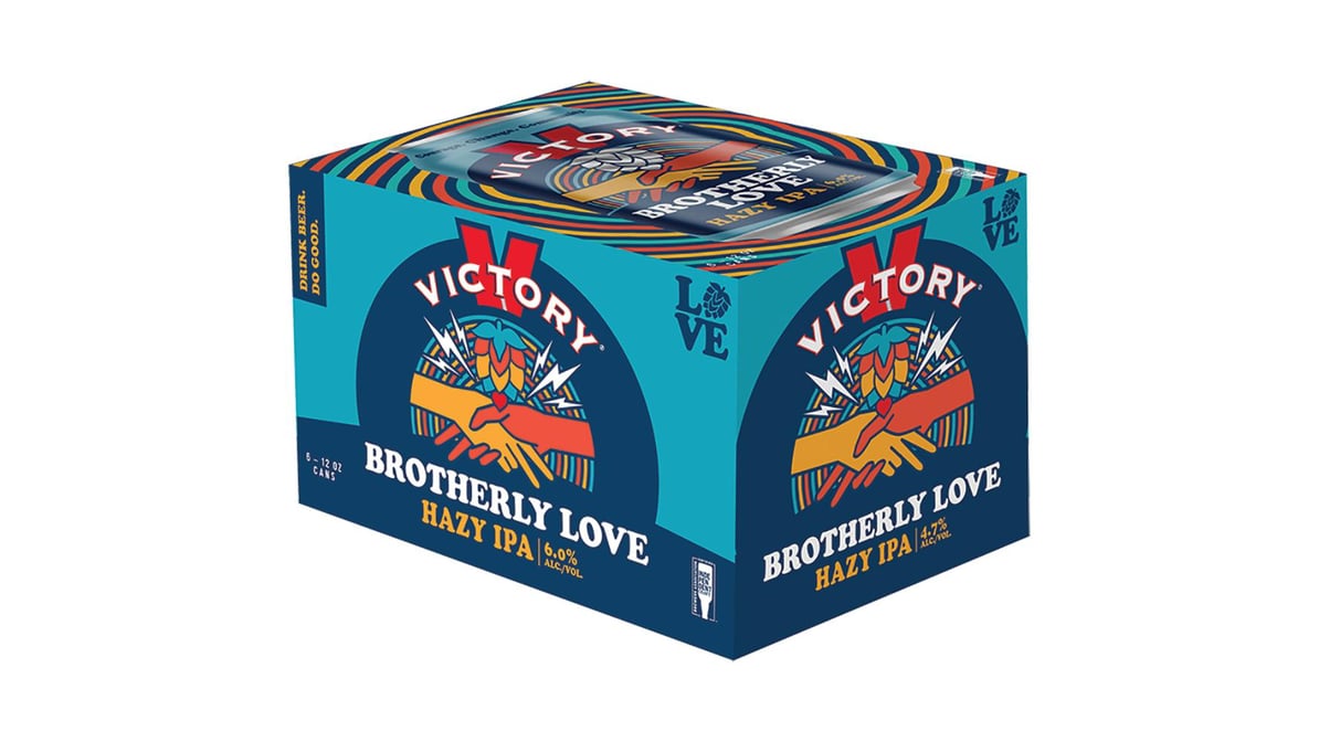 Victory Brotherly Love Hazy IPA Can (12 oz x 6 ct)