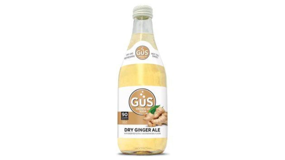 Gus Soda Dry Ginger Ale Bottle (12 oz)