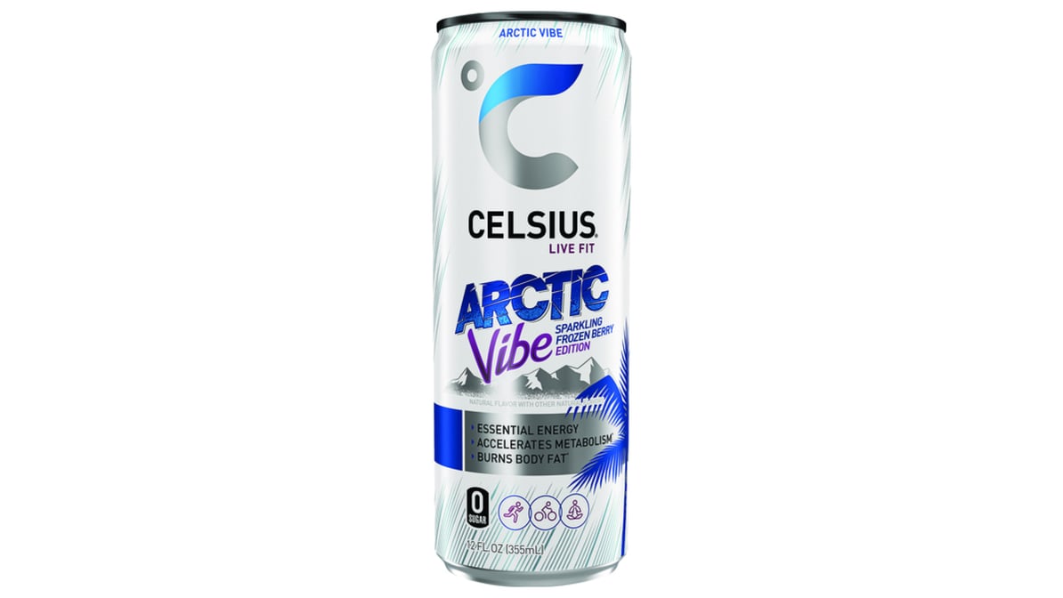 Celsius Live Fit Arctic Vibe Sparkling Energy Drink Can (12 oz)