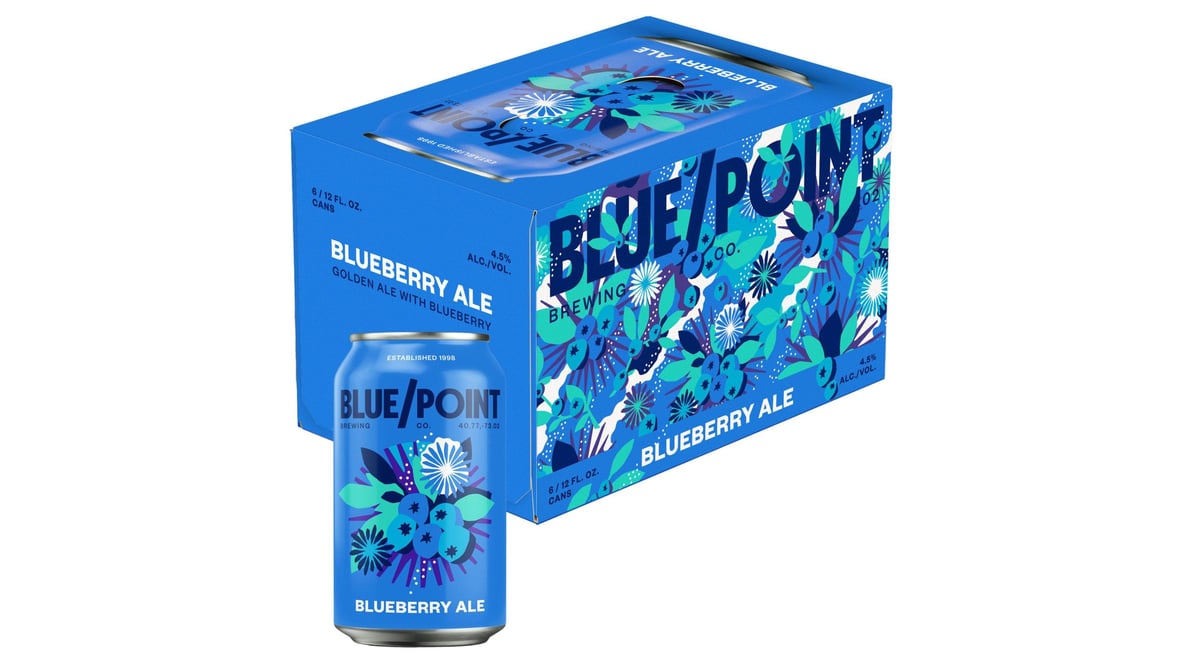 Blue Point Brewing Co. Blueberry Ale Cans (12 oz x 6 ct)